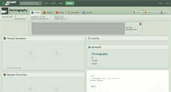 Desktop Screenshot of pornnography.deviantart.com
