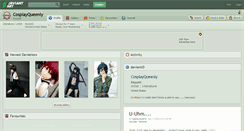 Desktop Screenshot of cosplayqueenly.deviantart.com
