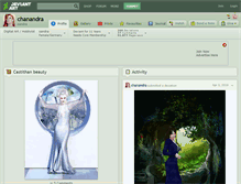 Tablet Screenshot of chanandra.deviantart.com