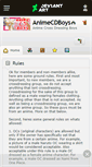 Mobile Screenshot of animecdboys.deviantart.com