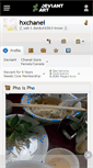 Mobile Screenshot of hxchanel.deviantart.com