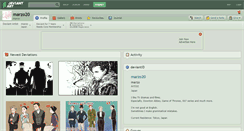 Desktop Screenshot of marzo20.deviantart.com