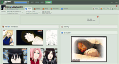 Desktop Screenshot of mizuruakatsuki02.deviantart.com