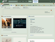 Tablet Screenshot of dogmad.deviantart.com