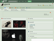 Tablet Screenshot of mello2198.deviantart.com