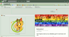 Desktop Screenshot of crystalice96.deviantart.com