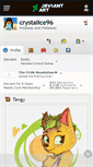 Mobile Screenshot of crystalice96.deviantart.com