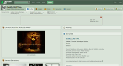 Desktop Screenshot of isabelcristina.deviantart.com