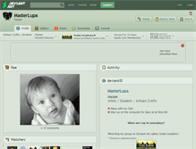 Tablet Screenshot of masterlupa.deviantart.com