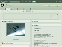 Tablet Screenshot of gatemaster.deviantart.com