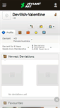 Mobile Screenshot of devilish-valentine.deviantart.com