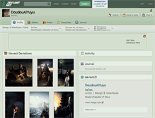 Tablet Screenshot of doudouaiyuyu.deviantart.com