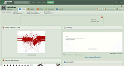 Desktop Screenshot of hailodiver.deviantart.com
