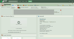 Desktop Screenshot of blackkheart.deviantart.com