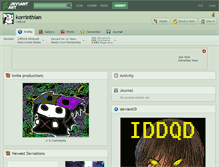 Tablet Screenshot of korrinthian.deviantart.com