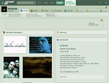 Tablet Screenshot of mrlociss.deviantart.com