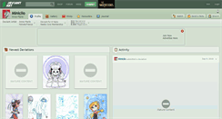Desktop Screenshot of miniclio.deviantart.com