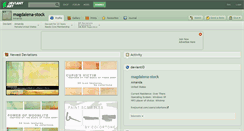 Desktop Screenshot of magdalena-stock.deviantart.com