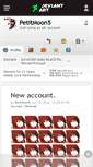 Mobile Screenshot of petitmoon5.deviantart.com