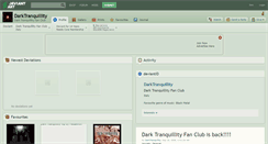 Desktop Screenshot of darktranquillity.deviantart.com