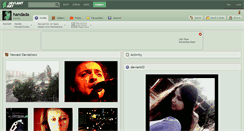 Desktop Screenshot of handada.deviantart.com