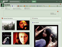 Tablet Screenshot of handada.deviantart.com