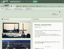 Tablet Screenshot of gagett.deviantart.com
