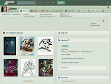 Tablet Screenshot of jjkirby.deviantart.com