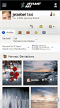 Mobile Screenshot of jezebel144.deviantart.com