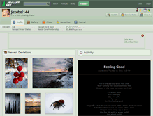 Tablet Screenshot of jezebel144.deviantart.com