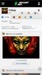 Mobile Screenshot of l-louy.deviantart.com