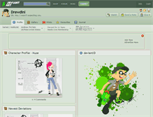 Tablet Screenshot of drewdini.deviantart.com