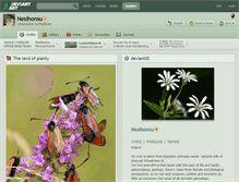 Tablet Screenshot of nesihonsu.deviantart.com