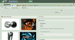 Desktop Screenshot of darkxeroo.deviantart.com