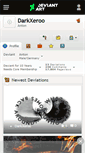 Mobile Screenshot of darkxeroo.deviantart.com