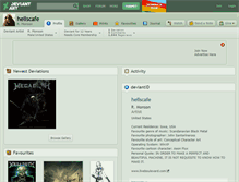 Tablet Screenshot of hellscafe.deviantart.com