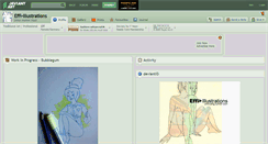 Desktop Screenshot of effi-illustrations.deviantart.com