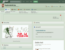 Tablet Screenshot of guatondelafruta.deviantart.com