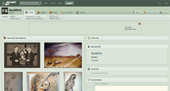 Desktop Screenshot of facebitch.deviantart.com