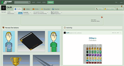Desktop Screenshot of cajh.deviantart.com