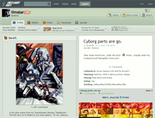Tablet Screenshot of illmatar.deviantart.com