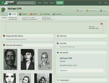 Tablet Screenshot of michael-svk.deviantart.com
