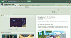 Desktop Screenshot of cloudyskieswrites.deviantart.com