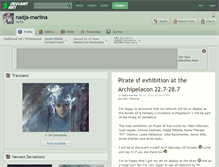 Tablet Screenshot of nadja-mariina.deviantart.com