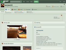 Tablet Screenshot of darkdarklili.deviantart.com