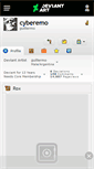 Mobile Screenshot of cyberemo.deviantart.com