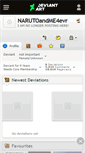 Mobile Screenshot of narutoandme4evr.deviantart.com