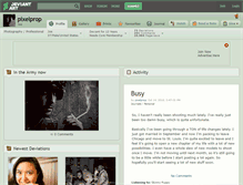 Tablet Screenshot of pixelprop.deviantart.com