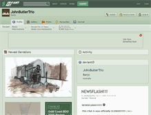 Tablet Screenshot of johnbutlertrio.deviantart.com