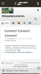 Mobile Screenshot of dgraymanlovers.deviantart.com